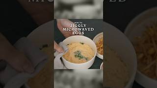 3 Minute Jiggly Microwaved Eggs microwavecooking eggrecipe easyrecipe [upl. by Alage]