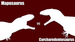 Mapusaurus vs Carcharodontosaurus  Sticknodes Void Battles [upl. by Salot296]