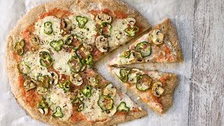 Pizza Integral Casera con Harina de Espelta 🍕🌱 👉 Recetas Económicas y Saludables [upl. by Acimaj]