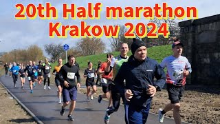 20krakowski polmaraton marzanny 202420th Half marathon in Krakow Poland 202424march 2024JRworld [upl. by Griswold752]