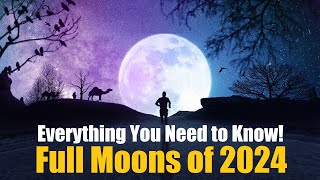 Full Moon 2024  Full Moon Calendar 2024  Astronomy Events 2024  its7EVEN [upl. by Rosemaria860]