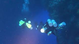 20  2021 Blue Hole Arch of Dahab Egypt Divers Graveyard  Divers Cemetary technical scuba dive [upl. by Lletnuahs]