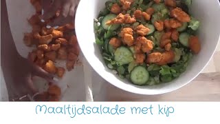 Recept 4 Maaltijdsalade met kip [upl. by Aretahs]