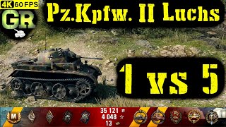 World of Tanks PzKpfw II Luchs Replay  10 Kills 16K DMGPatch 140 [upl. by Tniassuot]