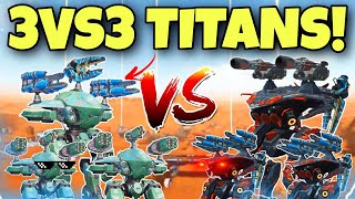 🔥 AO MING VS MUROMETZ 3VS3 TITAN FIGHT WAR ROBOTS  SKIRMISH CONCEPT [upl. by Tori491]