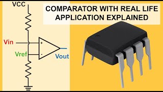 Comparator and how to use it explained with real life application  Electronics Basic 1 [upl. by Elish53]