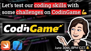 Lets test our CODING SKILLS with CodinGame 🔥 [upl. by Dnalyram]