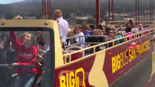 Big Bus Tours San Francisco  OpenTop Sightseeing Tour Video [upl. by Alrats]