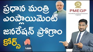 PMEGP Course in Telugu  Prime Minister Employment Generation Programme  Financial Freedom App [upl. by Hakon924]