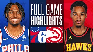 76ERS at HAWKS  FULL GAME HIGHLIGHTS  January 10 2024 [upl. by Eberhart]