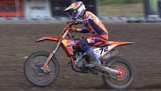 Liam Everts Wins His First Ever GP  MXGP of Germany 2023  MX2 Class [upl. by Elnar]