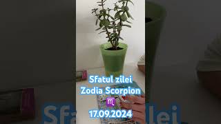 Sfatul zileizodia Scorpion ♏️ cariera horoscop tarot zodie iubire scorpion [upl. by Ahseat197]