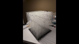 3D Cube using 4096 LEDs 161616 [upl. by Sidoon]