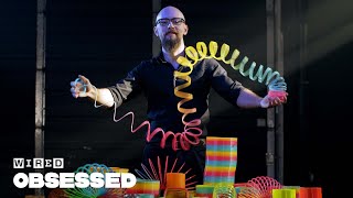 How This Guy Mastered the Slinky  Obsessed  WIRED [upl. by Nnaeirb]