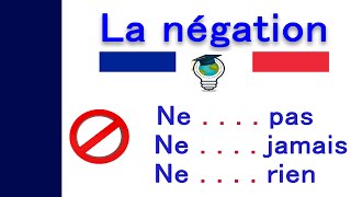 La négation Nepas  Ne jamais Grammaire [upl. by Ignatia]