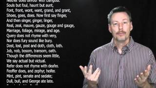 The Chaos Of English Pronunciation by Gerard Nolst Trenité [upl. by Anhcar244]