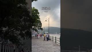 rishikesh in barish ❤️ shorts rishikesh travel nature [upl. by Yolane374]