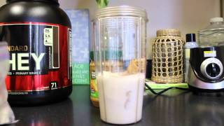 How to Make A Simple Delicious Muscle Building Protein Shake  laynejacksonfitness [upl. by Phoebe]