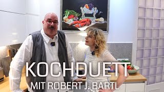 Kochduett mit dem Schauspieler Robert Joseph Bartl⎮Crostini und ofengeschmorte Pasta [upl. by Aicenet]