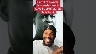 Kwame Nkrumah at the 1963 OAU Summit A Turning Point for Africaquot [upl. by Ralyat]