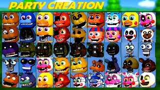 PLAY AS ANIMATRONICS FNAF WORLD The Return to Nightmares [upl. by Lubeck]