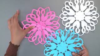 Easy Stencil Paper Cutting Design by Hand for Decorations [upl. by Merriam849]