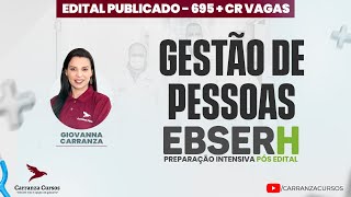 EBSERH  Preparação Intensiva Pós Edital  Gestão de Pessoas  Concurso [upl. by Anuahsat]