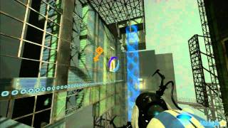 Portal 2 CoOp Walkthrough  Atlas quotMobility Gelsquot Course 5 Chamber 2 [upl. by Enid]