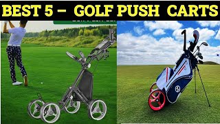 Top 5 Best Golf Push Carts 2023 [upl. by Ttemme]