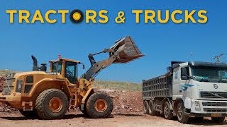 Real Trucks Tractors and Bulldozers  🚚 Toys for Boys [upl. by Anibla]