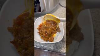 No bean chili in pressure cooker recipe easyrecipe dinnerideas quickrecipes food chili [upl. by Duck]