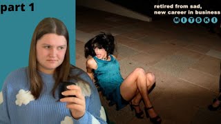 retired from sad new career in business reaction by mitski part 1 [upl. by Laise649]