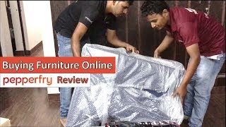 Buying Furniture Online In India  Is It Good  Pepperfry Furniture Review  Complete Experience [upl. by Beauchamp928]