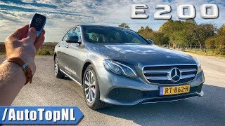 2019 Mercedes E Class E200 REVIEW POV Test Drive on AUTOBAHN amp ROAD by AutoTopNL [upl. by Selma]