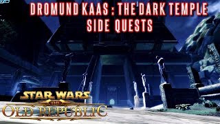 SWTOR  Dromund Kaas quotThe Dark Templequot Side Quests Cut scenes [upl. by Brieta]