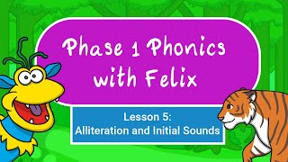 Alliteration  Phase 1 Phonics [upl. by Nerraj159]