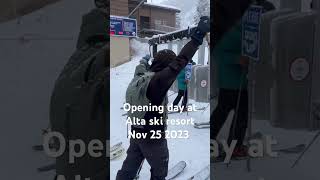 Alta ski resort opens for the 23–24 season ￼ [upl. by Rame947]