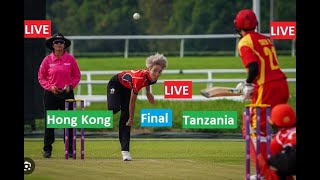 Hong Kong China Women vs Tanzania Women Final Womens T20I Quadrangular Series in Hong Kong 2023 [upl. by Ainirtac]