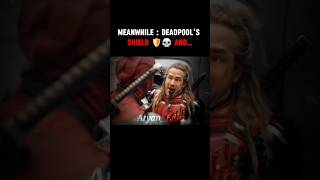 MEANWHILE  DEADPOOLS AND HAWKEYES SHIELD 🛡️💀 deadpool hawkeye shorts ytshorts viralvideo [upl. by Derrick]