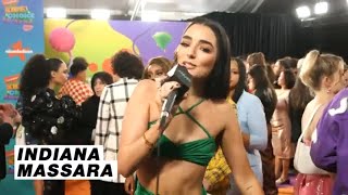 IndIana Massara LOVES Washing Her Hair With Slime 😂 amp More  Hollywire [upl. by Yntruoc]