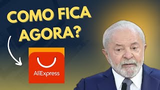 ALIEXPRESS EMITIU UM COMUNICADO SOBRE A NOVA TAXAÇÃO [upl. by Bronez]