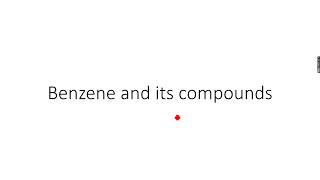 ALevel Chemistry Benzene and its compounds Part 1 [upl. by Siol]