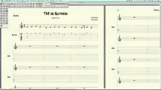 Crear Y Editar TAB de Guitarra en Finale 2012  Jorge Silvestrini [upl. by Surdna]