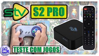 Posso Rodar Jogos no Receptor STV S2 PRO  Rodei Jogos na TV BOX STV S2 PRO com Controle [upl. by Airretal]