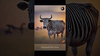 Zebra Pattern on Cow 🤯  facts [upl. by Eyk834]