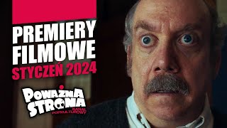 NAJLEPSZE PREMIERY FILMOWE — Styczeń 2024 [upl. by Aeikan]