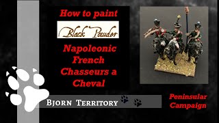 How to paint 28mm French Chasseurs a cheval [upl. by Strickler73]