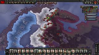 Hearts Of Iron 4 прохождение за СССР 10 серия двигаем фронт [upl. by Annoval]