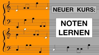 Noten lernen  Noten in Violin und Bassschlüssel direkt erkennen  Testphase ist vorbei [upl. by Dnomder962]