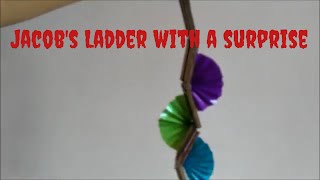 How to make Jacobs Ladder toy from Cardboard  DIY [upl. by Llerot]